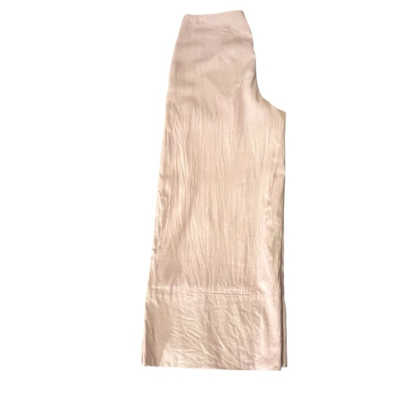 Vince Cropped Wide Leg Linen Blend Pant — Rose Pearl Size 6 - Picture 8 of 15